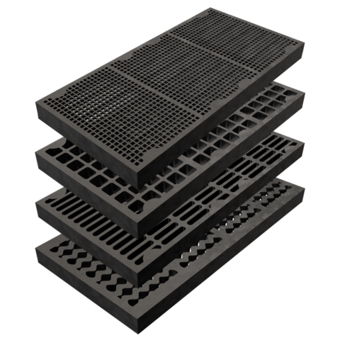 RUBBERDEX rubber modular screen panels